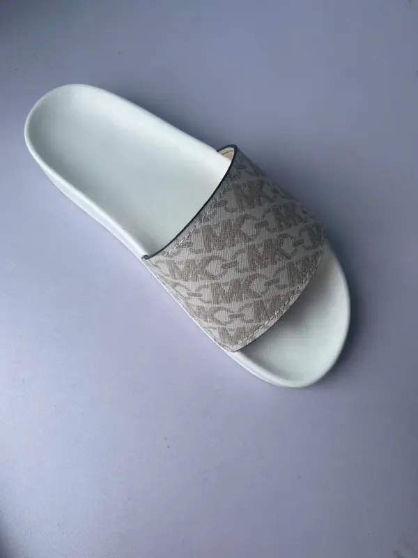 Dép nam nữ quai ngang hoạ tiết chữ nâu kem mặt đế MẶT TRĂNG (size 34-45)sang trọng êm chân bền đẹp 7