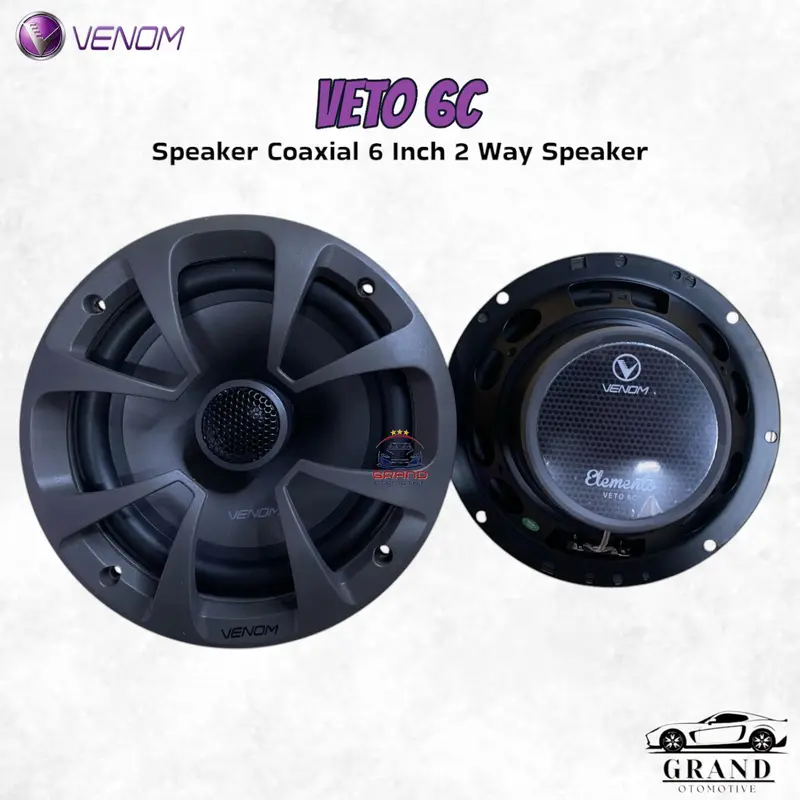 SPEAKER COAXIAL VENOM VETO 6C COAXIAL ELLEMENTO 6C 2