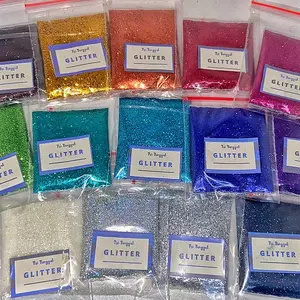 GLITTER 20gr gram Varian Powder Serbuk Bubuk Gliter Warna Warni Eceran Sablon Pernak Pernik Padat Padatan DIY Kerajinan Kesenian Art Prakarya Seni Perlengkapan Peralatan Craft Crafting Draw Paint Painting Color Colorful Hias Hiasan