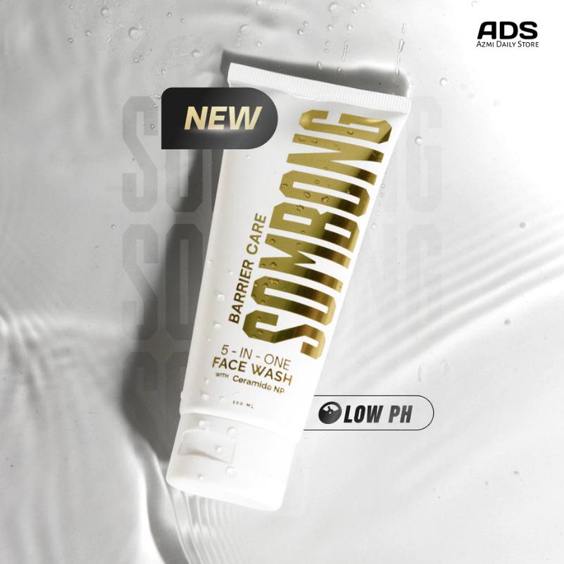 SOMBONG 5-in-1 Barrier Care Face Wash with Ceramide NP 100ml SOMBONG 5-in-1 Barrier Care Face Wash with Ceramide NP 100ml