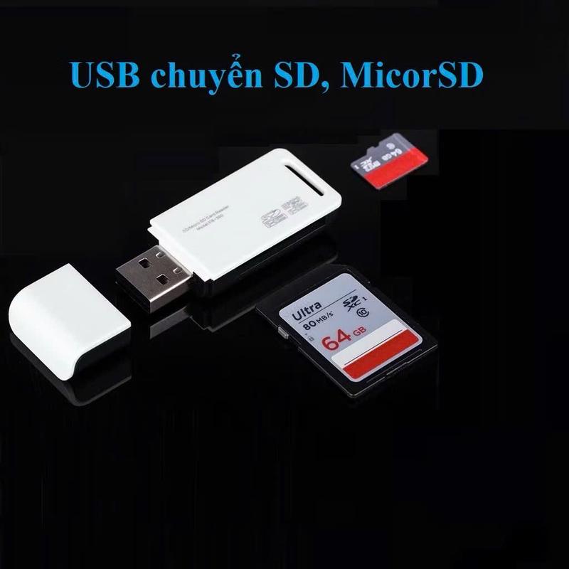 Đầu đọc thẻ nhớ đa năng 3.0 đọc thẻ nhớ SD/microSD cho điện thoại laptop cổng type c usb IP 4