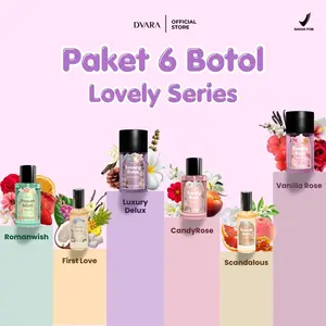 [BPOM] PAKET SUPER HEMAT DAPAT 6 BOTOL PARFUM ISI 35 ml SPECIAL LIVE KAK ICHA PRISCILLIA LOVELY SERIES DVARA WANGI TAHAN LAMA