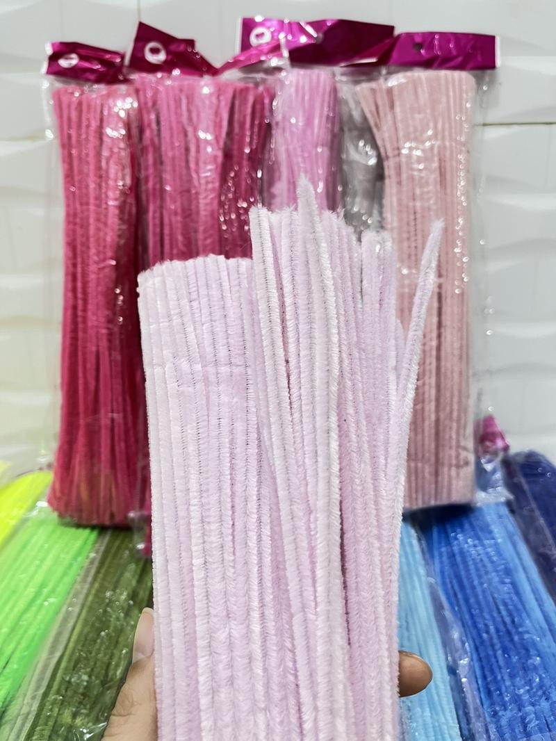 Product Introduction of BULU MERCY KAWAT BULU BUNGA warna warni 1pack isi 100 pcs Kerajinan art n craft panjang 30cm 18