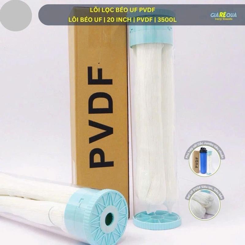 LÕI LỌC UF Sợi Siêu Lọc PVDF 3500L H THAY THẾ CHO LÕI PP có thể vệ sinh - tái sử dụng thay cho Cốc Lọc Béo 20inch Lọc sạch tạp chất bùn đất rỉ sét kim loại lọc nước đầu nguồn sinh hoạt