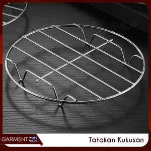 Tatakan Panci Kukusan Stainless Wajan Kukus Makanan Alas Meja Makan