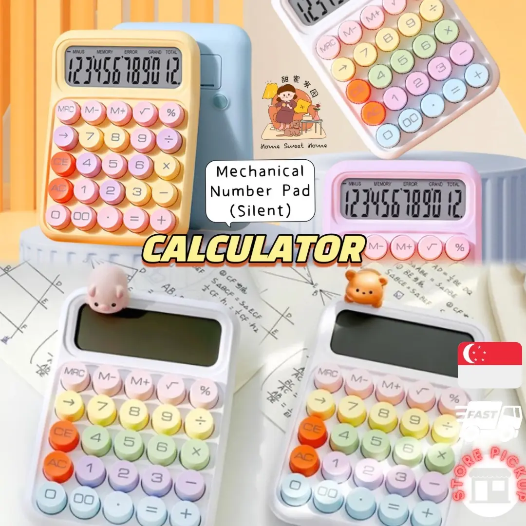 [SG] Calculator Mechanical Calculator Basic Calculator Desktop Calculator