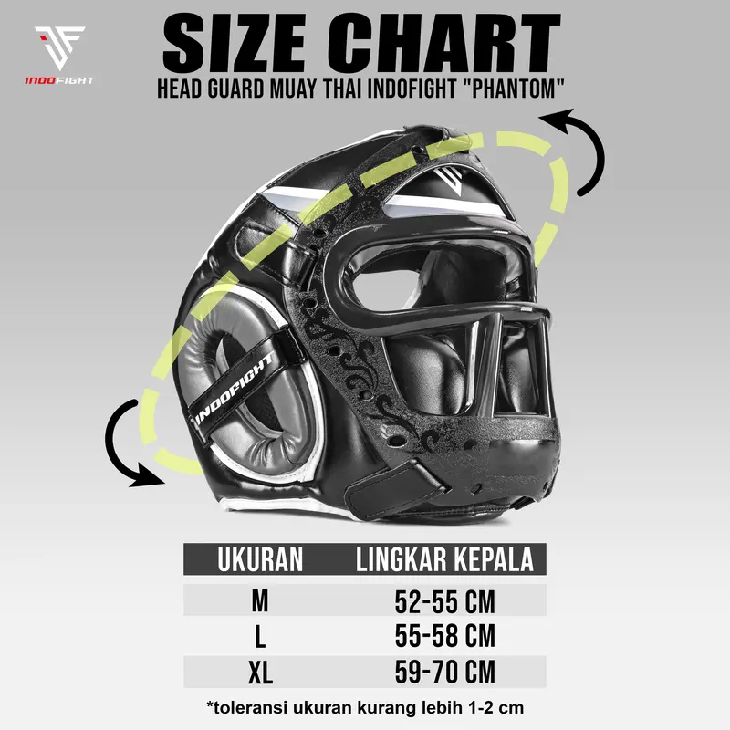 Head Guard Muaythai Indofight Original, Head Guard MMA Indofight Original, Helm Muaythai Indofight , Helm Boxing Indofight  GLH1 7