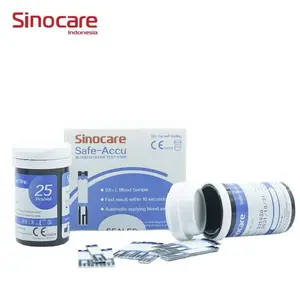 Trelaris SINOHEART Sinocare Safe-Accu Strip Gula Darah / Alat Safe Accu Glukosa isi 15/ GLucose Trelaris SINOHEART Sinocare Safe-Accu Strip Gula Darah / Alat Safe Accu Glukosa isi 15/ GLucose