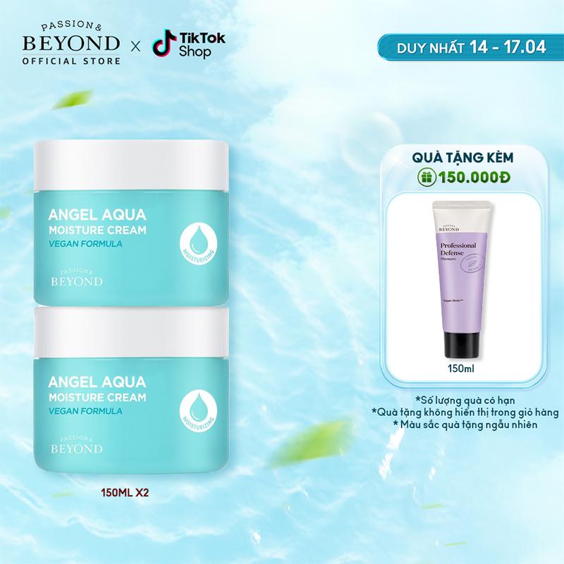 [Beyond Official] Kem dưỡng ẩm Tinh Linh Nước làm dịu Beyond Angel Aqua Moisture Cream 150ml x2 Skincare Làm Đẹp Da
