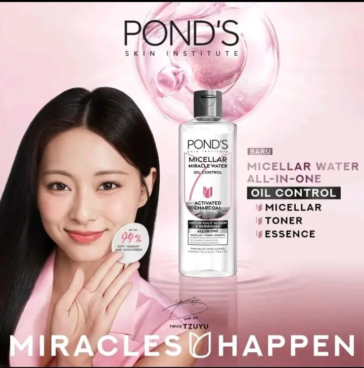Ponds miceller miracle water  brightening niasorcinol 55 ml Cleanser 0