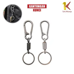 [COD] SK C1468 Keychain Carabiner Per Spring Gantungan Kunci Motor Mobil Serbaguna
