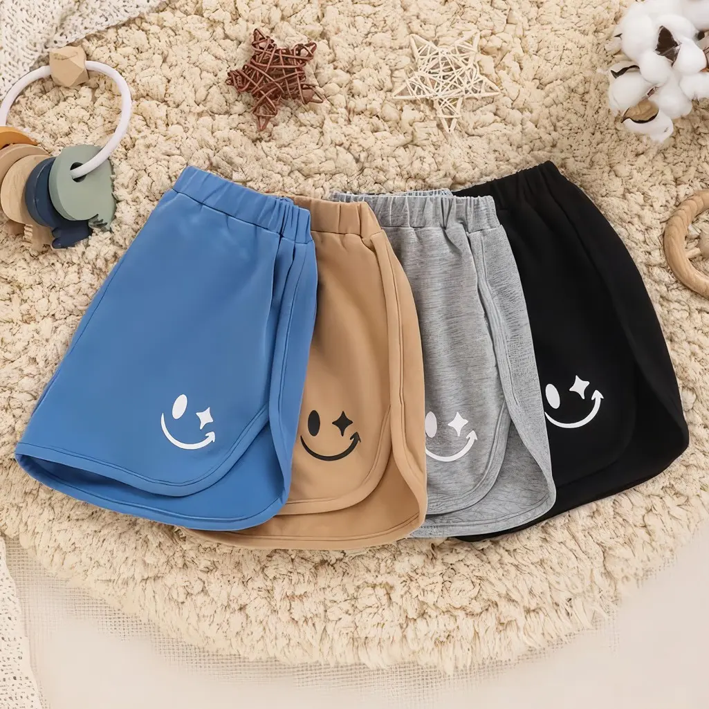 Celana pendek harian Anak-Anak perempuan bahan katun umur 1 2 3 4 5 6 7 8 9 10 tahun