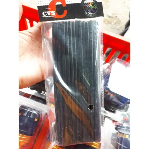 Aksesoris Motor Cover Pipet Jari Jari Sepeda Motor Ukuran panjang Ring 24cm/240mm Warna Kilat 2