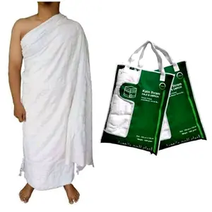Kain Ihram Pria - Perlengkapan Pakaian / Baju Haji Umrah size 235x118 CM ( Dewasa )