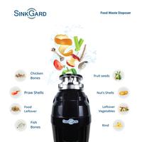 Gambar SinkGard Food Waste Disposer Deluxe AC 0.75HP (SDQ075) - 2 tahun dari SinkGard Kota Administrasi Jakarta Barat 4 Tokopedia