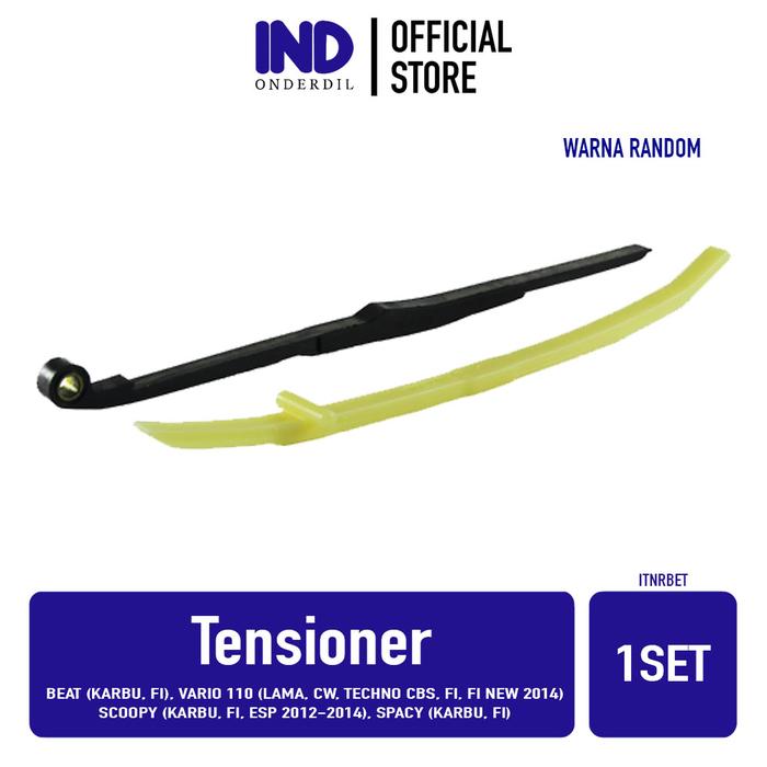 Gambar IND Onderdil Karet Lidah Tensioner Set Atas-Bawah Vario 110 Karbu-CW-Techno 110 CBS - Sesuai dengan gambar, Standar dari IND Onderdil Kota Bandung Tokopedia