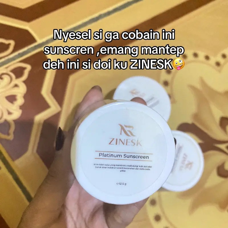 BUNDLING ZINESK GLOW JELLY BOOSTER+PLATINUM SUNSCREEN Moisturizer Wajah skincare mencerahkan 5