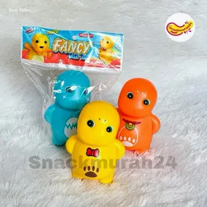Mainan Mandi Anak semprot air bentuk karakter lucu water bath toys Dino Kecil | Kekinian