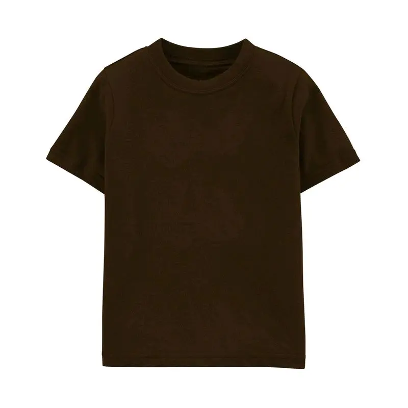 Kaos Polos Anak Paket Murah 5 Pcs Untuk Usia 6-15 Tahun Warna Putih, Hitam, Abu, Nevi,  Hijau Fashion Anak 6