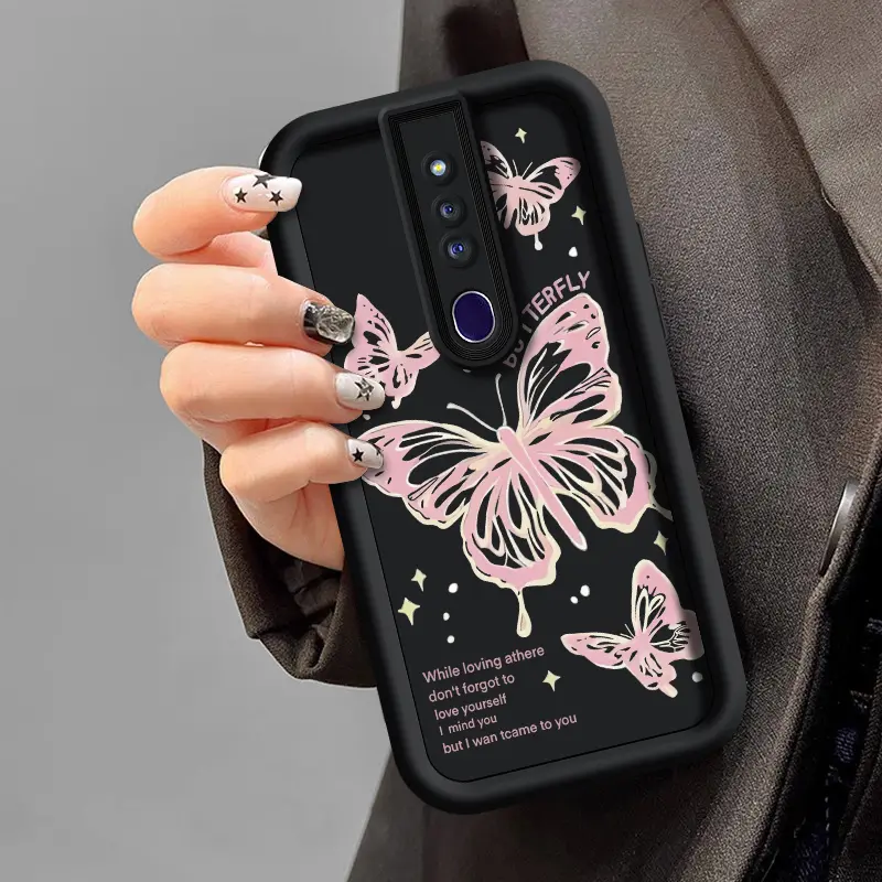 casing hp softcase butterfly simple for OPPO F11 PRO case
