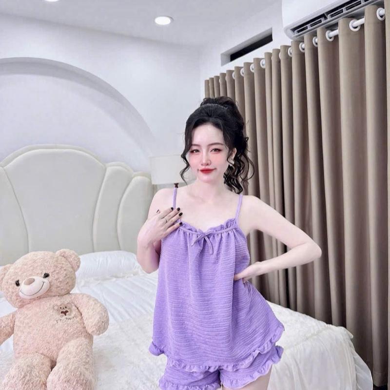 [BIGSIZE] Đồ Bộ Ngủ 2 Dây Chất Liệu Xốp Nhật Jerry Home 8