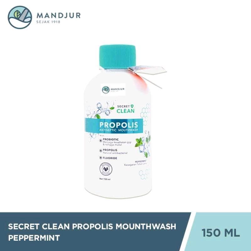 secret clean propolis mouth wash 150ml 6