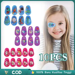 10pcs Eye Patch Lazy Eyes Ortopad Penutup Mata Malas Anti Silau Untuk Terapi Mata Anak