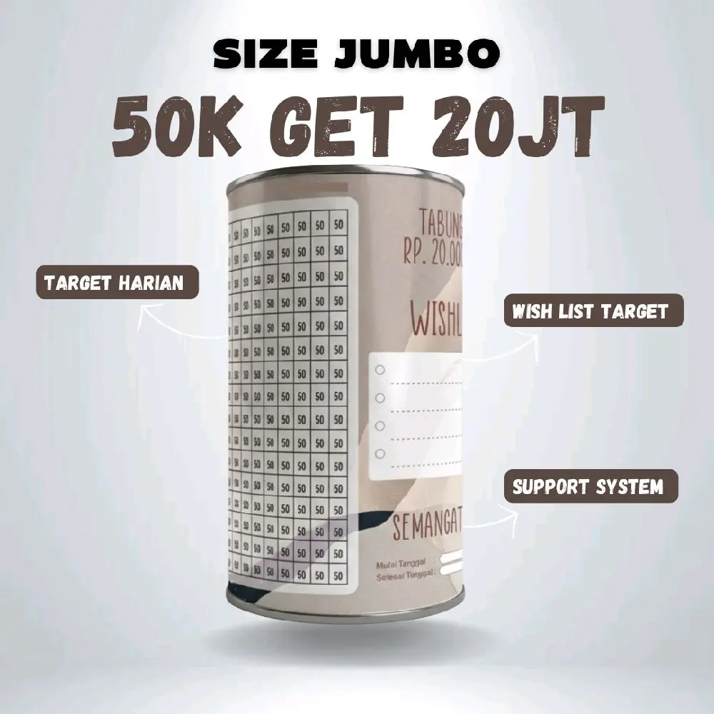 50 RB target 20 juta