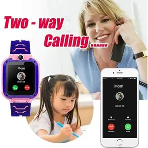 COD (70%OFF) 【Stok Tersedia】,TikTok  Viral di TikTok Jam Tangan Pintar Anak dengan GPS Baterai Besar Biru Pink Panggilan Telepon