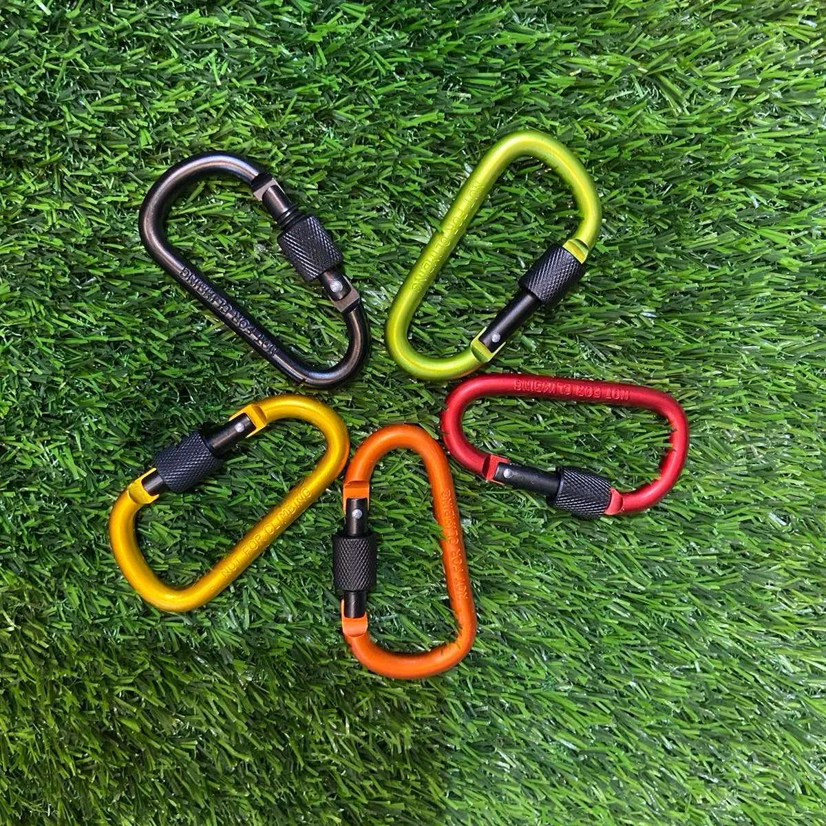 Gantungan Carabiner Aluminium Stainless Steel Quickdraw