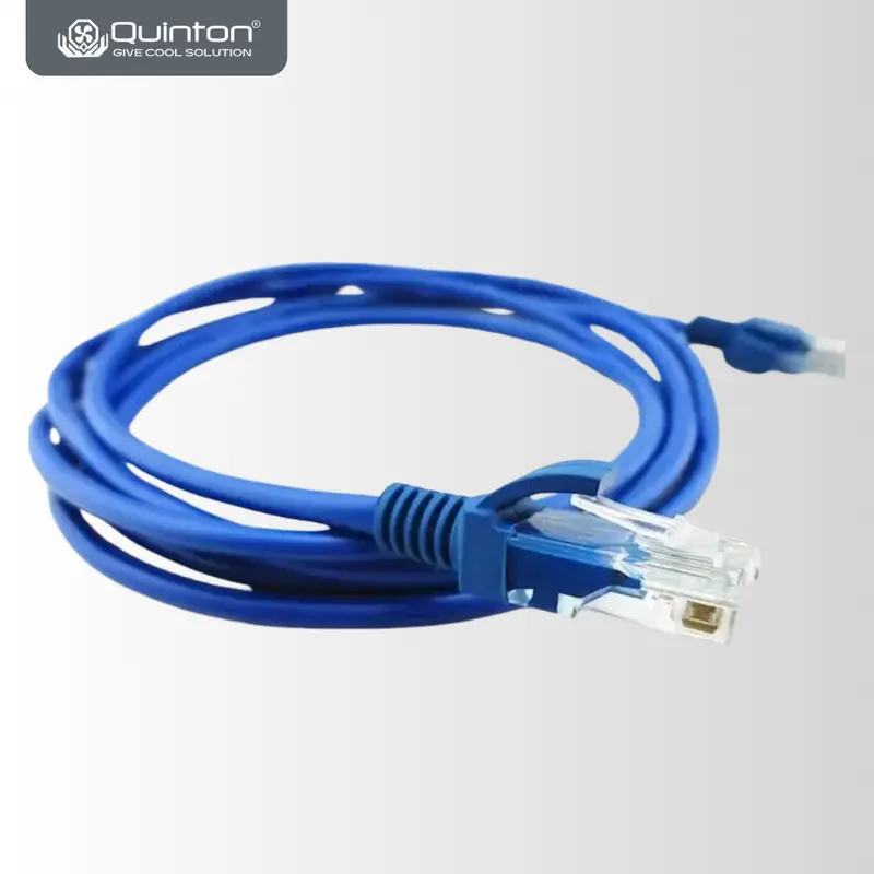 QUINTON Kabel Lan RJ45 Cat 6 Internet Ethernet Cable for Laptop PC Computer Plastic Komputer 4