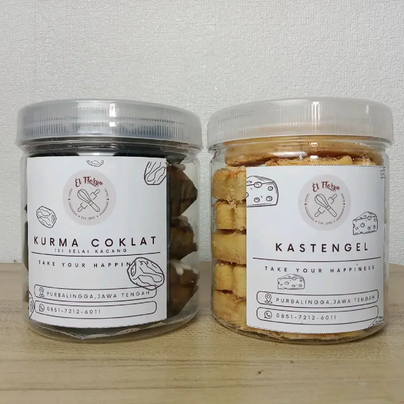 Paket Hemat Bundling 2 Kue Kering Lebaran Kemasan Toples 600ml 5