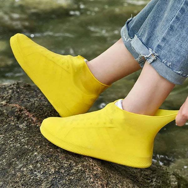 [COD] Cover Shoes, Sarung Sepatu Karet, Pelindung Sepatu Anti Air Hujan Funcover Bisa di Cuci 4