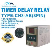 Gambar Timer Delay Relay CH3-AB PNC 220VAC dari ELECTRICAL HOME Kota Surabaya 1 Tokopedia