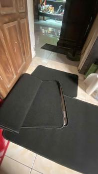 Product Review of Tren-D-rugs Keset kaki alas lantai kamar tidur ruang tamu koridor panjang lorong runner kitchen mat polos anti slip murah 1 set isi 3 pcs - NMs from A**R 1