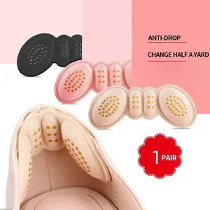Sepasang Insole Alas Kaki Sepatu Kebesaran Anti Lecet High Heels Liner Grip Wanita 3mm