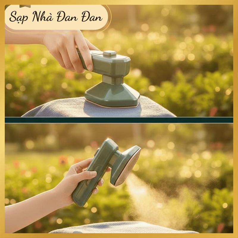Bàn Ủi Hơi Nước Mini Cầm Tay Công Suất 33W – Bàn Là Du Lịch Gấp Gọn Tiện Dụng, Ủi Khô & Ủi Hơi 2 Trong 1