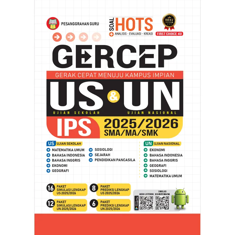 BUKU GERCEP TKA IPA IPS 2025/2026 SMA/MA/SMK (untuk masuk ke perguruan tinggi) 6