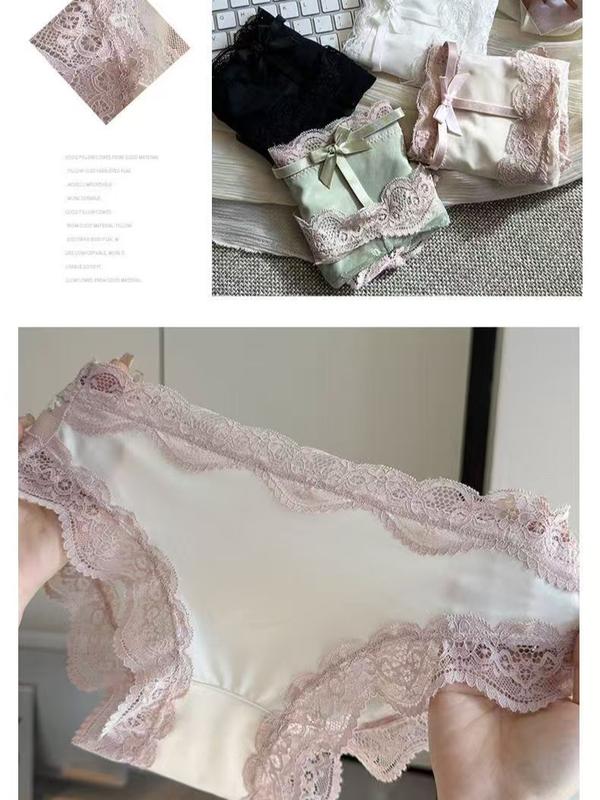 Celana Dalam Brokat Renda Halus Dan Modis Cd Transparan /Celana seksi wanita Seamless 2