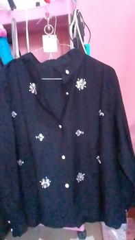 Product Review of CLARA One Set Wanita Payet Mewah Linen Setelan Atasan Rok Kekinian from 🕊**A A**🕊 0