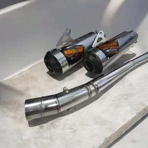 Knalpot Racing Norifumi Untuk Motor Supra Jupiter Karisma Revo Blade Astrea Grand Bonus Breket Motorcycle