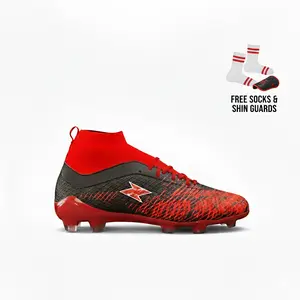 SEPATU BOLA ZARS NOVA CRIMSON ORIGINAL SUDAH JAHIT SOL FREE KAOS KAKI & DEKER