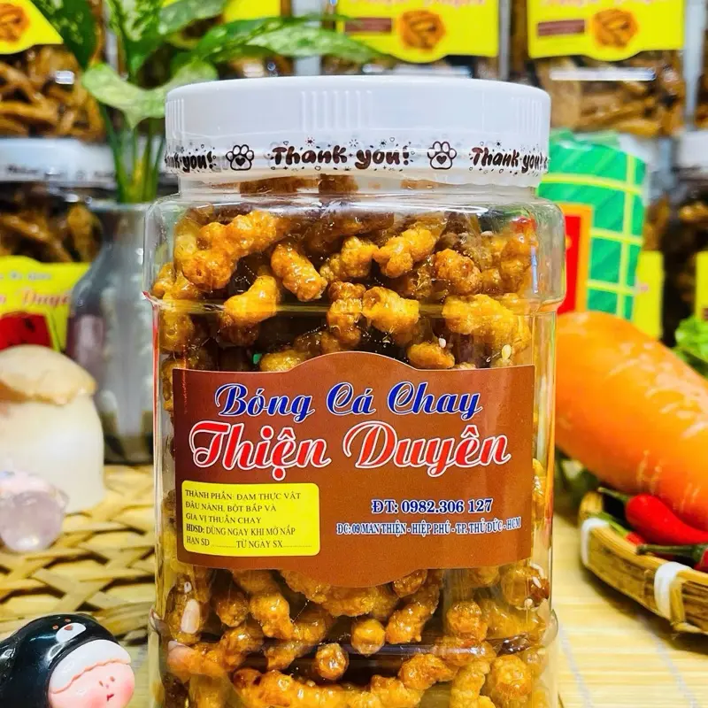 Bóng cá chay nguyên liệu thuần chay Thiện Duyên  200g