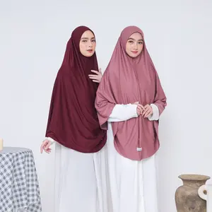 Alma - Hijab Bergo Instan Nonped Khimar Jumbo XXL Jersey Premium // Kerudung Bergo Instan Khimar Jumbo