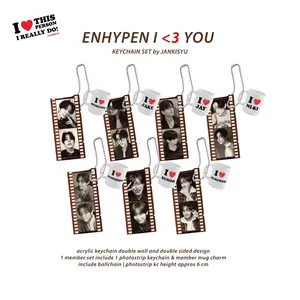 Acrylic Keychain Kpop Laundry Cleaning Agent Gantungan Kunci Tas