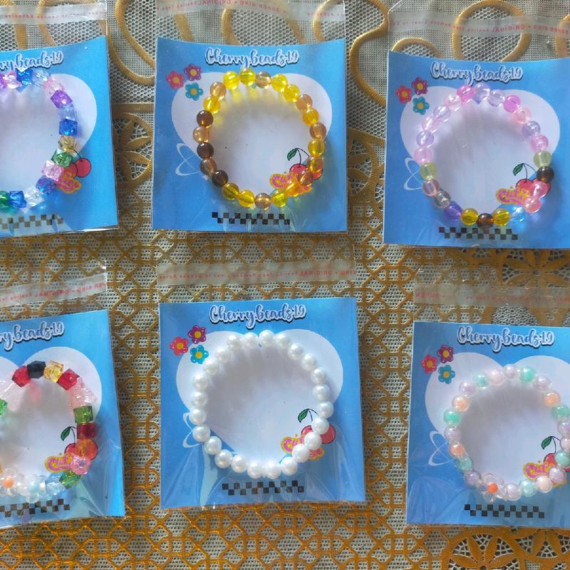 Gelang Manik Monte Korea Cantik Terbaru Bracelet All Size Elastis - Bracelets 2