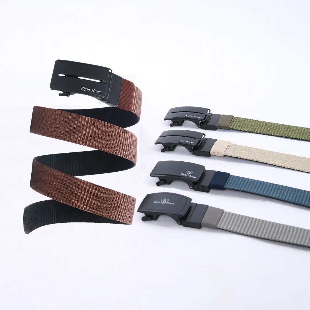 ER4 Eight Horse GESPER NYLON PRIA BRAND INTERNATIONAL / BELT NILON / IKAT PINGGANG PRIA