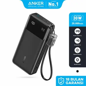 Powerbank Anker 20000 mAh PD (30W) - A1384