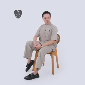 ONESET/SETELAN KURTA LENGAN PENDEK