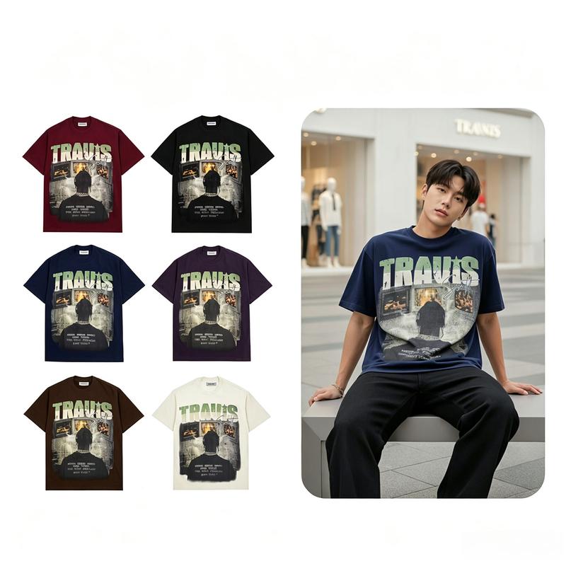 áo thun Việt Nam,Áo Phông Đen Nam Local Brand,TRAVIS SAINT TEARS,cổ tròn vải…